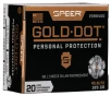 Speer Gold Dot  45 ACP 185 Grain Hollow Point Centerfire Pistol Ammo 20 Rounds 23964GD