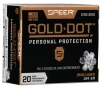 Speer Gold Dot 9 mm Luger 124 Grain Gold Dot Hollow Point Centerfire Pistol Ammo 20 Rounds 23618GD - FREE SHIPPING on  49 