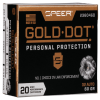 Speer Gold Dot  32 ACP 60 Grain Gold Dot Hollow Point Centerfire Pistol Ammo 20 Rounds 23604GD