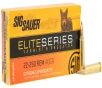 SIG SAUER Elite Series 22-250 Rem 40 Grain Polymer Tipped Boat Tail Brass Cased Rifle Ammo 20 Rounds E225VP40-20