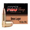 PMC 9ABP Bronze Battle Pack 9mm Luger 115 Gr Full Metal Jacket FMJ