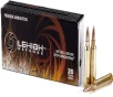 Lehigh Defense  223 Remington 55 Grain 05 Controlled Chaos Brass Rifle Ammo 20 Rounds LA223-55-CC