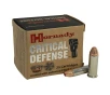 Hornady Critical Defense  45 ACP 185 grain Flex Tip eXpanding Brass Cased Centerfire Pistol Ammo 20 Rounds 90900
