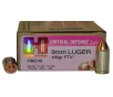 Hornady Critical Defense 9 mm Luger 100 grain Flex Tip eXpanding Brass Cased Centerfire Pistol Ammo 25 Rounds 90240