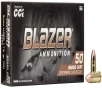 CCI Ammunition Blazer 9mm Luger 115 Grain FMJ Brass Case Centerfire Pistol Ammo 50 Rounds 5200