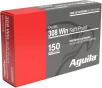 Aguila Ammunition 308 WIN 150 Grain Soft Point Brass Cased Rifle Ammo 20 Rounds 8090AG - FREE SHIPPING on  49 