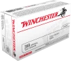 Winchester USA Handgun  38 Special 150 grain Lead Round Nose Centerfire Pistol Ammo 50 Rounds Q4196