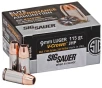 SIG SAUER Elite V-Crown 9mm Luger 115 Grain Jacketed Hollow Point Brass Cased Centerfire Pistol Ammo 50 Rounds E9 mmA1-50