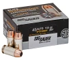 SIG SAUER V-Crown Ammo  45 ACP 185 grain Jacketed Hollow Point Brass Cased Centerfire Pistol Ammo 20 Rounds E45AP0-20