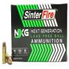 SinterFire Next Generation 10mm Auto 125 Grain Lead Free Ball Brass Cased Pistol Ammo 50 Rounds 855040006693