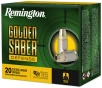Remington Golden Saber Defense  380 ACP 102 Grain Jacket Hollow Point Brass Cased Pistol Ammo 20 Rounds 27605
