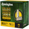 Remington Golden Saber Defense Compact  380 ACP 102 Grain Grain Jacket Hollow Point Brass Cased Pistol Ammo 20 Rounds 27615