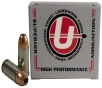 Underwood Ammo 9mm Luger  P  115 Grain Jacketed Hollow Point Nickel Plated Brass Cased Pistol Ammo 20 Rounds 112