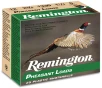 Remington Pheasant Loads 20 Gauge 1oz 2 75in 1220 ft s  4 Centerfire Shotgun Ammo 25 Rounds 20058