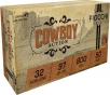 Fiocchi Cowboy Action  32 S W Long 97 Grain Lead Round Nose Brass Cased Pistol Ammo 50 Rounds 32SWLL - FREE SHIPPING on  49 