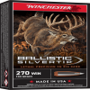 Winchester Ballistic Silvertip  270 Winchester 130 grain Fragmenting Polymer Tip Brass Cased Centerfire Rifle Ammo 20 Rounds SBST270