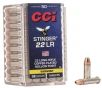CCI Ammunition Stinger  22 Long Rifle 32 Grain Copper Plated Hollow Point Rimfire Ammo 100 Rounds 50100CC