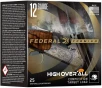 Federal Premium High Over All 12 Gauge 1oz 2 3 4in 1250 FPS 8 Centerfire Shotgun Ammo 25 Rounds HOA12H1