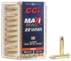 CCI Ammunition Maxi-Mag  22 Winchester Magnum Rimfire 40 Grain Total Metal Jacket Rimfire Ammo 50 Rounds 23