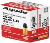 Aguila Ammunition Standard  22 Long Rifle 40 Grain Solid Point Brass Cased Ammo 50 Rounds 1B220332
