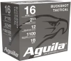 Aguila Ammunition Field 16 Gauge 1 1 8 oz 2 75in 1 Shotgun Buckshot Ammo 25 Rounds 1C1601BA