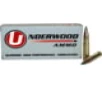 Underwood Ammo  300 AAC Blackout 125 Grain Polymer Tipped Spitzer Nickel Plated Brass Cased Rifle Ammo 20 Rounds 418