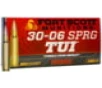 Fort Scott Munitions  30-06 SCSR 168 Grain CNC Machined Copper Brass Rifle Ammo 20 Rounds 30-06-168-SCV