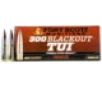 Fort Scott Munitions  300 BlackOut 150 Grain CNC Machined Copper Brass Riffle Ammo 20 Rounds 300-150-SCV