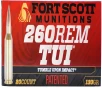 Fort Scott Munitions  260 Rem 130 Grain CNC Machined Copper Brass Rifle Ammo 20 Rounds 260-130-SCV2 - FREE SHIPPING on  49 