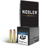 Nosler ASP 9mm 124 Grain Jacketed Hollow Point Brass Cased Cased Pistol Ammo 20 Rounds 51286