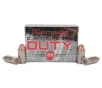 Hornady Critical Duty  45 ACP  P 220 Grain Jacketed Hollow Point Nickel Plated Brass Cased FlexLock Centerfire Pistol Ammo 20 Rounds 90926