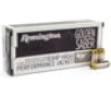 Remington Premier Golden Saber 9mm Luger 147 Grain BJHP Brass Case Pistol Ammo 500 Rounds Case 29359