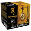 Browning BPR Performance 22 Long Rifle 36 Grain Hollow Point Rimfire Ammo 400 Rounds B194122401