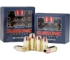 Hornady Subsonic 9 mm Luger 147 grain FlexLock Brass Cased Centerfire Pistol Ammo 25 Rounds 90287