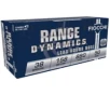 Fiocchi Range Dynamics  38 Special 158 Grain LRN Brass Pistol Ammo 50 Rounds 38C