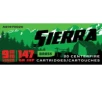Sierra Bullets Outdoor Master 9mm Luger 147 Grain Jacketed Hollow Point Flat Brass Rifle Ammo 20 Rounds A81470020