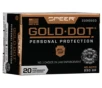 Speer Gold Dot  45 ACP 230 Grain Gold Dot Hollow Point Centerfire Pistol Ammo 20 Rounds 23966GD