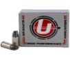 Underwood Ammo 9mm Luger 68 Grain Xtreme Defender Solid Monolithic Nickel Plated Brass Cased Pistol Ammo Platinum Edition 20 Rounds 873