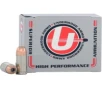 Underwood Ammo  45 ACP  P 230 Grain Jacketed Hollow Point Nickel Plated Brass Cased Pistol Ammo 20 Rounds 334