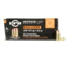 PPU Defense 9mm Luger 147 Grain Jacketed Hollow Point Brass Cased Pistol Ammo 50 Rounds PPD92