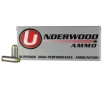 Underwood Ammo 10mm Auto 180 Grain Full Metal Jacket Nickel Plated Brass Cased Pistol Ammo 50 Rounds 241