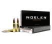 Nosler Match Grade  308 Winchester 155 Grain Custom Competition Brass Cased Centerfire Rifle Ammo 20 Rounds 60052