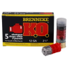 Brenneke K O  12 Gauge 1 oz 2 3 4in Centerfire Shotgun Ammo 5 Rounds SL122KO
