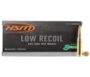 HSM Ammunition Low Recoil  308 Winchester 150 Grain Spitzer Brass Cased Rifle Ammo 20 Rounds 30844N