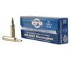 PPU Standard Rifle 22-250 Remington 55 Grain Brass Cased Soft Point Centerfire Rifle Ammo 20 Rounds PP22250