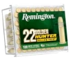 Remington Golden Hunter 22LR 40 Grain Subsonic Plated Hollow Point Cased Rimfire Ammo 100 Rounds R21251