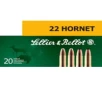 Sellier   Bellot 22 Hornet 45 Grain Full Metal Jacket Rifle Ammo 20 Rounds SB22HA