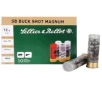 Sellier   Bellot SB 12 Gauge 15 Pellet 3in Shotgun Buckshot Ammo 1 875oz 10 Rounds SB12BSA