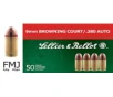 Sellier   Bellot 380 Auto 9mm Browning Court 92 Grain Full Metal Jacket Brass Cased Pistol Ammo 50 Rounds SB380A