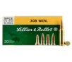 Sellier   Bellot 308 Winchester 150 Grain Soft Point Cut-Through Edge Rifle Ammo 20 Rounds SB308D